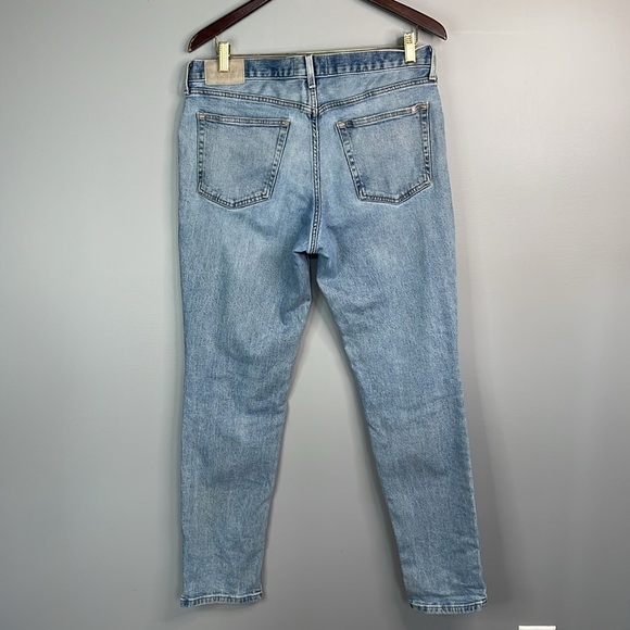 Everlane Men's Light Blue The Organic Slim Fit Jeans Distressed 32 32 - Picture 6 of 11